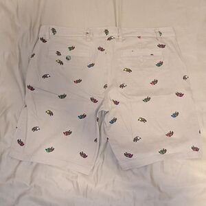 Colorful Butterfly Embroidered Shorts